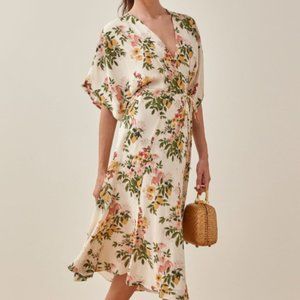 Reformation Karen Wrap Dress (small) NWT